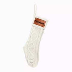 2024 Knitted Christmas Stockings - Name Customized Christmas Stockings - Christmas Family Gifts - OLESA