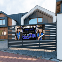 2025 Graduation Banner - Custom Photo Graduation Commemorative Gift - OLESA