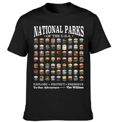 63 National Parks Customized Clothing - Personalized Name And Title - Gift For Nature Lovers, Parks Lovers - OLESA
