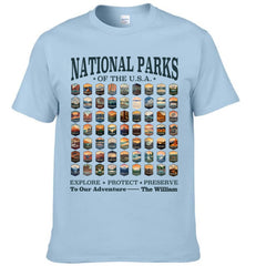 63 National Parks Customized Clothing - Personalized Name And Title - Gift For Nature Lovers, Parks Lovers - OLESA