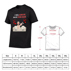 Customized Fun Couple T-shirt - Personalized Name and Cartoon Couple Image Quirky Fun Costume - A Gift For Girlfriend,Boyfriend,Husband,Wife