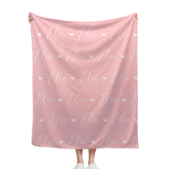 Personalized Name Customized Blanket | Multi Color Gift for Newborns, Children, and Families