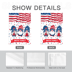 American Garden Flag 4th Of July Personalized Custom Garden Flag - OLESA