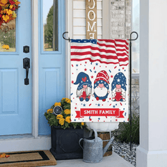 American Garden Flag 4th Of July Personalized Custom Garden Flag - OLESA