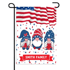 American Garden Flag 4th Of July Personalized Custom Garden Flag - OLESA
