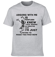 ARGUING WITH ME - Interesting Quote Clothing - OLESA
