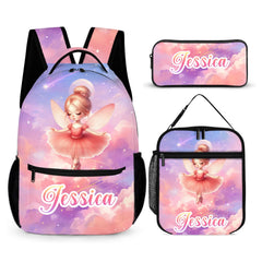 Ballet Dance Girl Fantasy Personalized Name Custom Backpack - Personalized Opening Season Gifts for Girls - OLESA