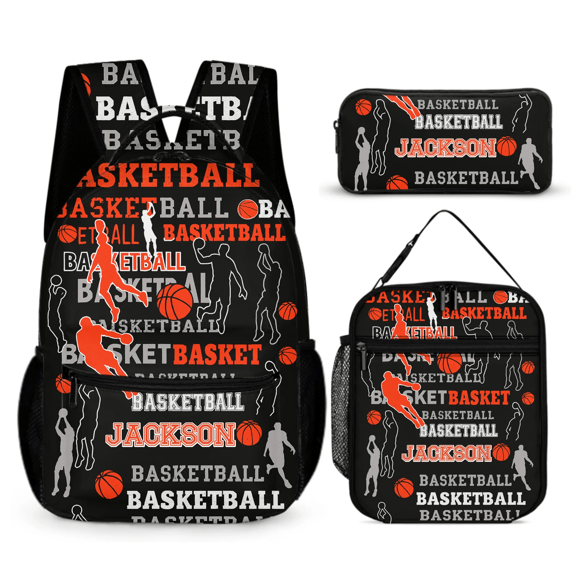 🏀Basketball - themed Custom Backpack - Personalized Name - Gifts For Basketball Lovers - OLESA