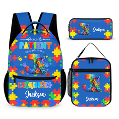 Be Kind To Me - Personalized Autism Awareness Backpack - OLESA