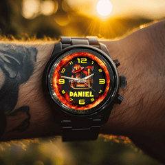Being A Firefighter - Personalized Initials and Name Watch - OLESA
