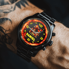 Being A Firefighter - Personalized Initials and Name Watch - OLESA