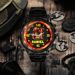 Being A Firefighter - Personalized Initials and Name Watch - OLESA