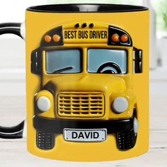 Best Bus Driver - Personalized Name Mug - OLESA