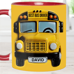 Best Bus Driver - Personalized Name Mug - OLESA