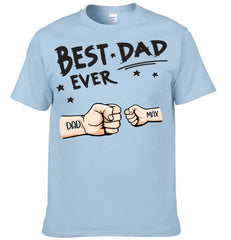 Best Dad Ever Fist Bump - Personalized Father Clothes - OLESA