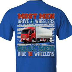 Big Truck Custom Photo T-shirt, Personalized Big Rig Driver T-shirt, Custom Gift for Truck Drivers - OLESA