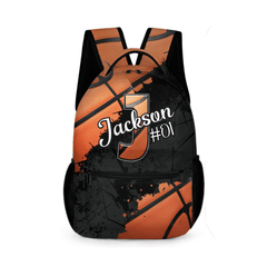 Boys Personalized Soccer Backpack - Custom Initials Custom Name School Bag - A Great Gift For Your Child For The School Season! - OLESA