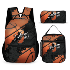 Boys Personalized Soccer Backpack - Custom Initials Custom Name School Bag - A Great Gift For Your Child For The School Season! - OLESA