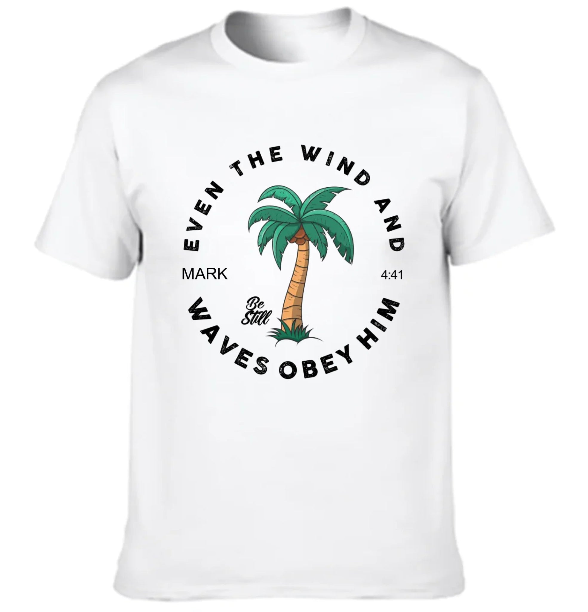 Casual Christian Scripture - Coconut Tree Pattern Printed Clothing - OLESA