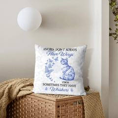 Cat Toile De Jouy Style | Memorial Gift - Personalized Pillow - OLESA
