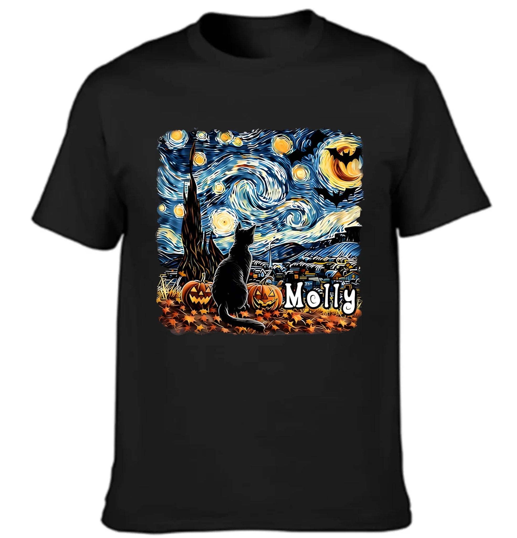 Cat's Night Wonders - Personalized Clothes - Lovely Gift For Cat Lovers - OLESA