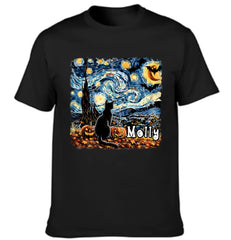 Cat's Night Wonders - Personalized Clothes - Lovely Gift For Cat Lovers - OLESA