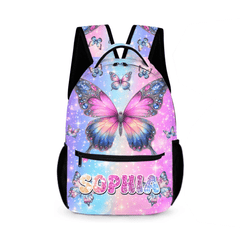 Cherished Butterfly Customized Backpack - Go - to - school Season Gift - OLESA