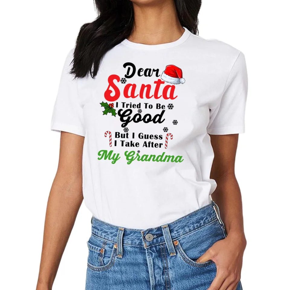 Christmas Style Customized Clothing - Personalized Nickname Christmas Classic Clothes - A Gift Of Affection - OLESA