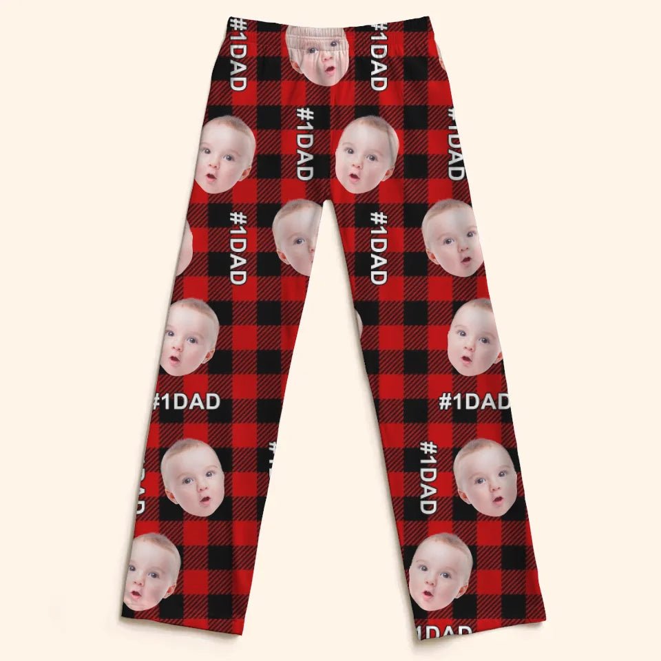 Classic Plaid Pajamas Customized - Comfy Pajamas Personalized Person Or Pet Photos And Appellations - A Gift For Family,Pet Owners - OLESA