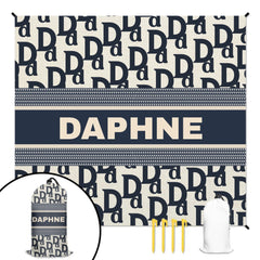 Classic Vintage Style Beach Mat - Personalized Name Beach Mat - OLESA