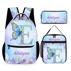 Colorful Butterfly Girl'S School Bag - The Perfect Gift For Your Daughter Or Granddaughter During The School Season! - OLESA