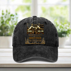 Congrat On Being My Brother Customized Cap - Personalized Name And Title Baseball Cap - Gift For Family Members - OLESA