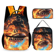 Cool Personalized Name Custom Flaming Balls Order - Opening Season Gift for Kids - OLESA