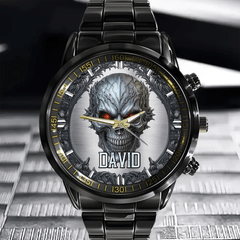 💀Cool Skull - Personalized Skull Watch - OLESA