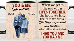 Couple Coffee Cup - Personalized Name Anniversary Gift - OLESA