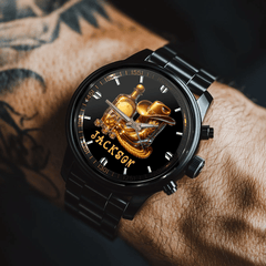 Cowboy Boots Hat | Whisky Watch - Personalized Name - OLESA