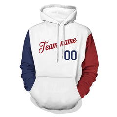 Custom American Flag Hoodie - Personalized USA Team Sports Sweatshirt - Gift for Men Women Teens - OLESA