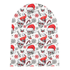 Custom Christmas Hats - Personalized Name Skeleton Flannel Christmas Hat - Gifts for yourself, family, friends, co - workers! - OLESA