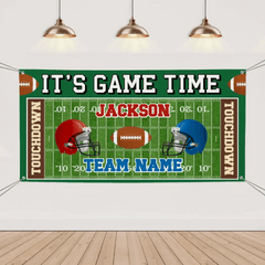 Custom Football Competition Banner - Personalized Football Banner - Gift For The Party,Sports Enthusiasts - OLESA
