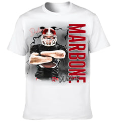 Custom Football Player Clothing– Personalized Sports Jersey Tee with Name & Number – Gift for Men, Teens & Fans - OLESA