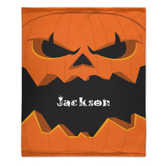 Custom Halloween Monster Blanket – Personalized Spooky Character Throw – Gift for Kids and Adults - OLESA