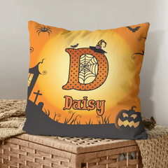 Custom Initial & Name Pillow – Personalized Letter Cushion with Name – Gift for Kids, Girls & Boys - OLESA