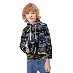 Custom Kids Hoodie - Personalized Children’s Sweatshirt - Gift for Boys - OLESA
