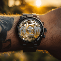 Custom Letter Watch - Personalized Initial Engraved Wristwatch with Strap Options for Men & Women - Gift for Him or Her - OLESA