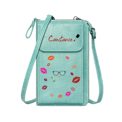 Custom Lipstick Cartoon Wallet – Personalized Character Purse with Your Features – Gift for Women & Girls - OLESA
