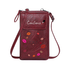 Custom Lipstick Cartoon Wallet – Personalized Character Purse with Your Features – Gift for Women & Girls - OLESA