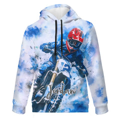 Custom Motocross Hoodie – Personalized Dirt Bike Sweatshirt – Gift for Kids & Teens - OLESA