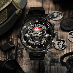 Custom Name Skull Watch - A Badass Gift to Unleash Their Edge - OLESA