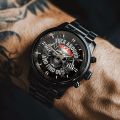 Custom Name Skull Watch - A Badass Gift to Unleash Their Edge - OLESA