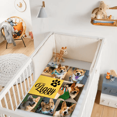 Custom Pet Blanket with Name & Photo – Perfect Dog Lover Gift - OLESA